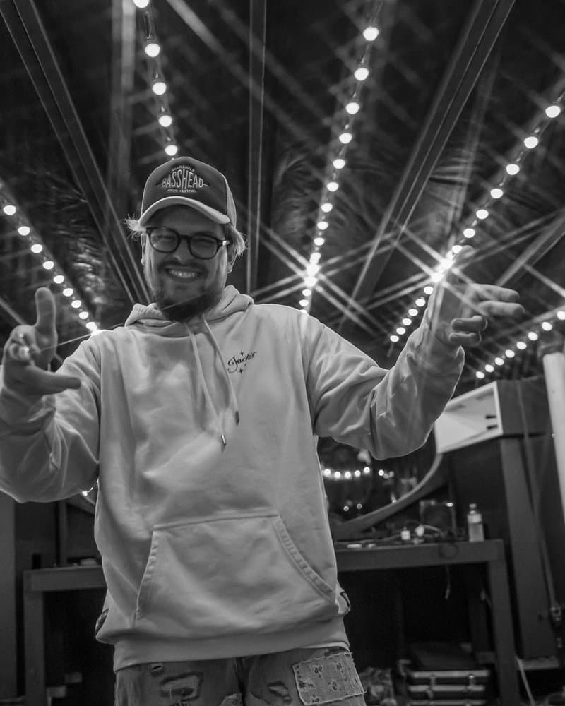 Matt Levine under festival lights